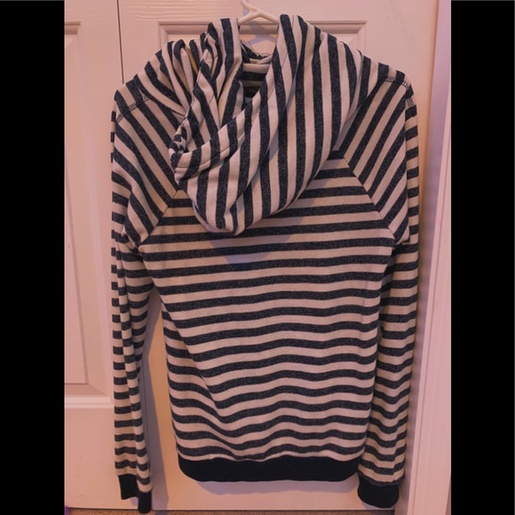 Bluenotes gray and white striped hoodie - Picture 2 of 3